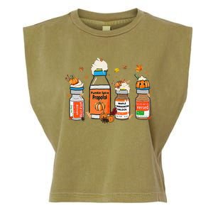 Pumpkin Spice Propofol Ativan Versed Haldol Halloween Nurse Garment-Dyed Women's Muscle Tee