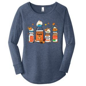 Pumpkin Spice Propofol Ativan Versed Haldol Halloween Nurse Women's Perfect Tri Tunic Long Sleeve Shirt