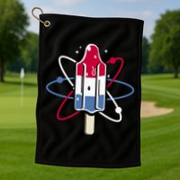 Popsicle Science Golf Towel