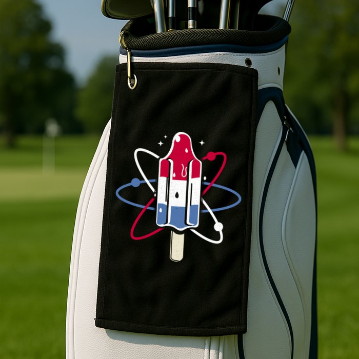 Popsicle Science Golf Towel