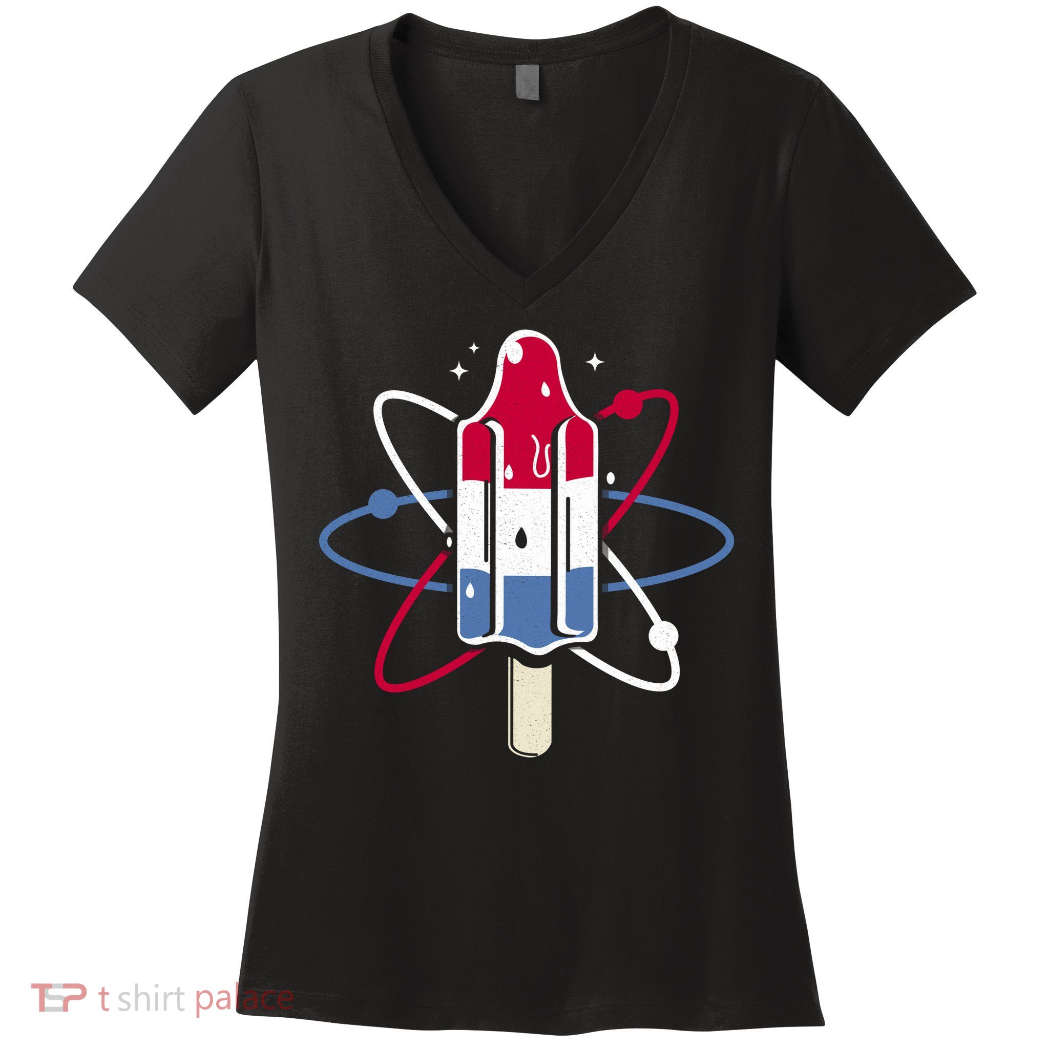 Popsicle Science Women's V-Neck T-Shirt