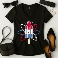 Popsicle Science Women's V-Neck T-Shirt