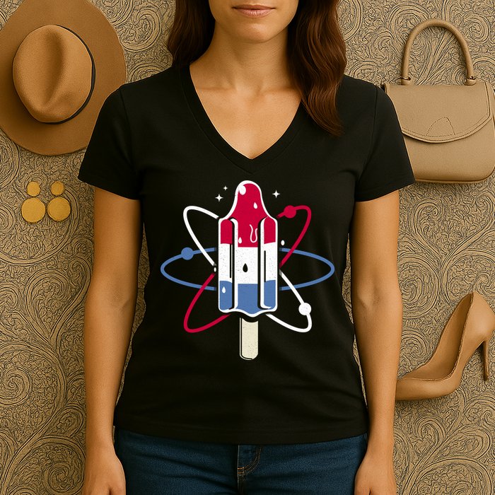 Popsicle Science Women's V-Neck T-Shirt
