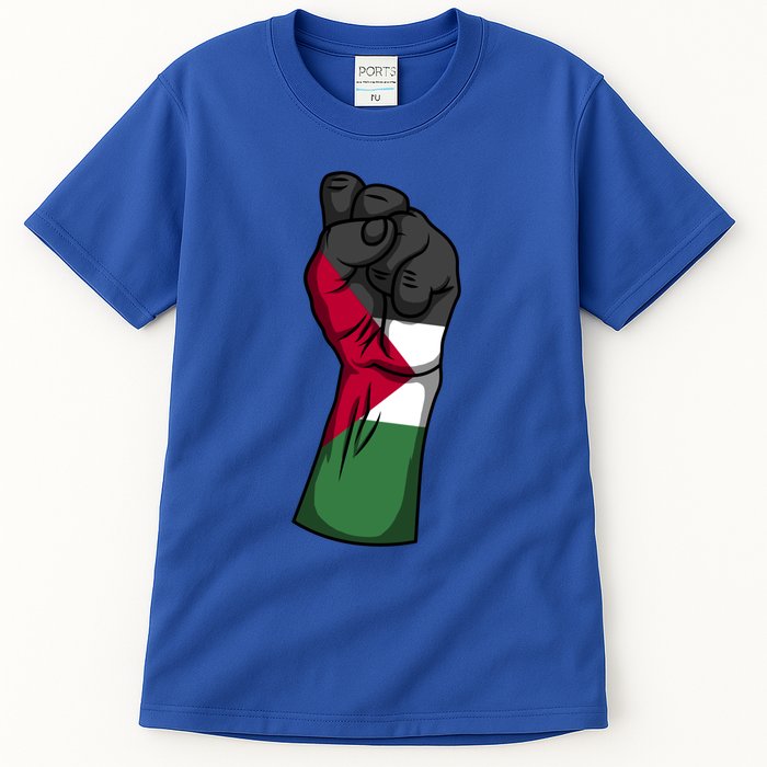 Palestine Strong Protest Fist Palestinian Free Palestine Cool Gift Tall T-Shirt