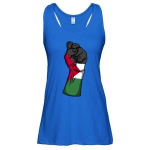 Palestine Strong Protest Fist Palestinian Free Palestine Cool Gift Ladies Essential Flowy Tank