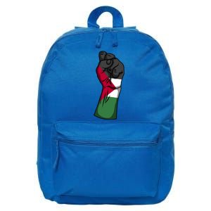 Palestine Strong Protest Fist Palestinian Free Palestine Cool Gift 16 in Basic Backpack