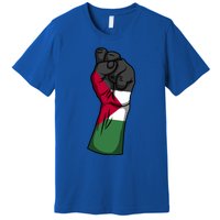 Palestine Strong Protest Fist Palestinian Free Palestine Cool Gift Premium T-Shirt