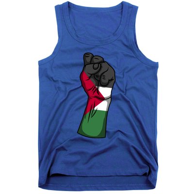 Palestine Strong Protest Fist Palestinian Free Palestine Cool Gift Tank Top