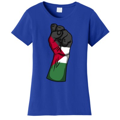 Palestine Strong Protest Fist Palestinian Free Palestine Cool Gift Women's T-Shirt