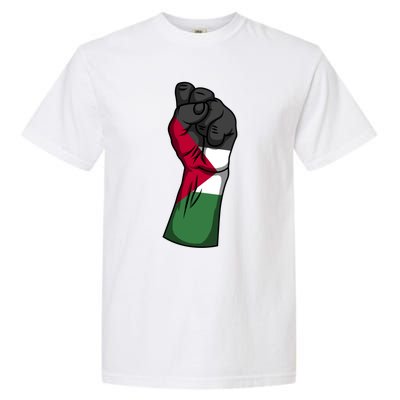 Palestine Strong Protest Fist Palestinian Free Palestine Cool Gift Garment-Dyed Heavyweight T-Shirt