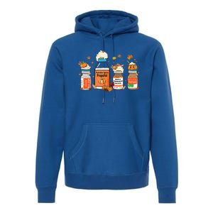 Pumpkin Spice Propofol Ativan Versed Haldol Halloween Nurse Cool Gift Premium Hoodie