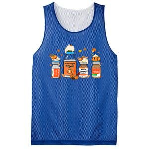 Pumpkin Spice Propofol Ativan Versed Haldol Halloween Nurse Cool Gift Mesh Reversible Basketball Jersey Tank