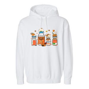 Pumpkin Spice Propofol Ativan Versed Haldol Halloween Nurse Cool Gift Garment-Dyed Fleece Hoodie