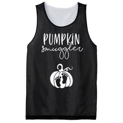 Pumpkin Smuggler Pregnant Mom Fall Pregnancy Announcement Mesh Reversible Basketball Jersey Tank