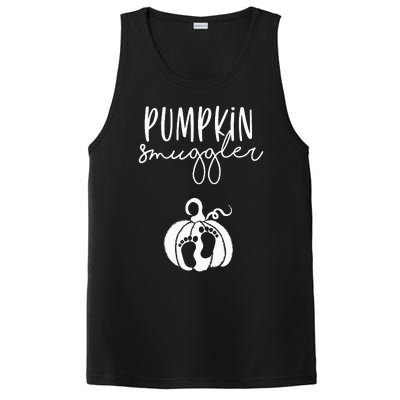 Pumpkin Smuggler Pregnant Mom Fall Pregnancy Announcement PosiCharge Competitor Tank