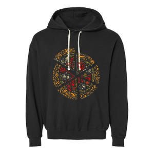 Pizza Silhouette Garment-Dyed Fleece Hoodie