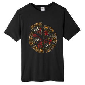 Pizza Silhouette Tall Fusion ChromaSoft Performance T-Shirt