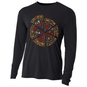 Pizza Silhouette Cooling Performance Long Sleeve Crew