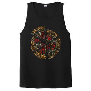 Pizza Silhouette PosiCharge Competitor Tank