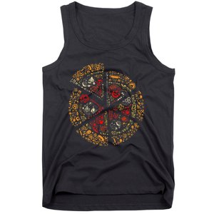 Pizza Silhouette Tank Top