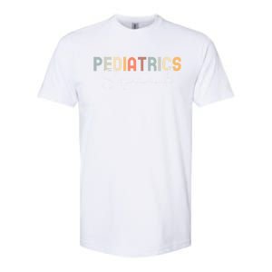 Pediatrics Squad Pediatric Doctor Nurse Gift Softstyle CVC T-Shirt