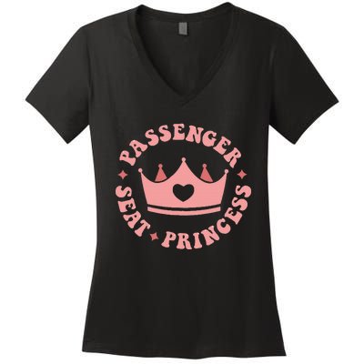 Passenger Seat Princess Women's V-Neck T-Shirt