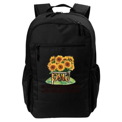 Psw Sunflower Proud Personal Support Worker Gift Backpack