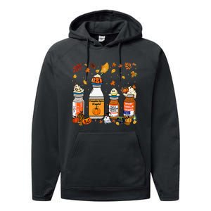 Pumpkin Spice Propofol Ativan Versed Haldol Halloween Nurse Performance Fleece Hoodie