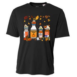 Pumpkin Spice Propofol Ativan Versed Haldol Halloween Nurse Cooling Performance Crew T-Shirt