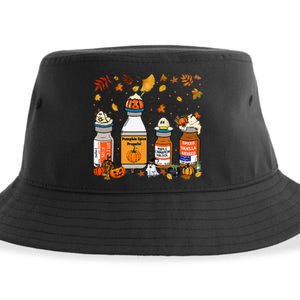 Pumpkin Spice Propofol Ativan Versed Haldol Halloween Nurse Sustainable Bucket Hat