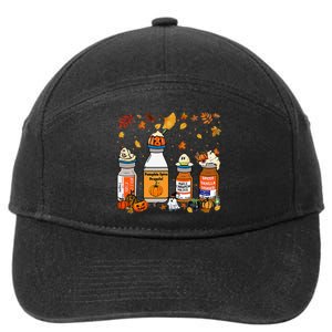 Pumpkin Spice Propofol Ativan Versed Haldol Halloween Nurse 7-Panel Snapback Hat