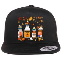 Pumpkin Spice Propofol Ativan Versed Haldol Halloween Nurse Flat Bill Trucker Hat