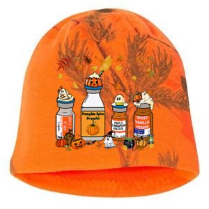 Pumpkin Spice Propofol Ativan Versed Haldol Halloween Nurse Kati - Camo Knit Beanie