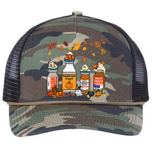 Pumpkin Spice Propofol Ativan Versed Haldol Halloween Nurse Retro Rope Trucker Hat Cap