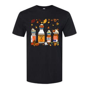 Pumpkin Spice Propofol Ativan Versed Haldol Halloween Nurse Softstyle CVC T-Shirt