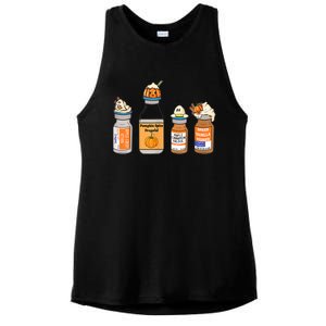 Pumpkin Spice Propofol Ativan Versed Haldol Nurse Halloween Ladies PosiCharge Tri-Blend Wicking Tank