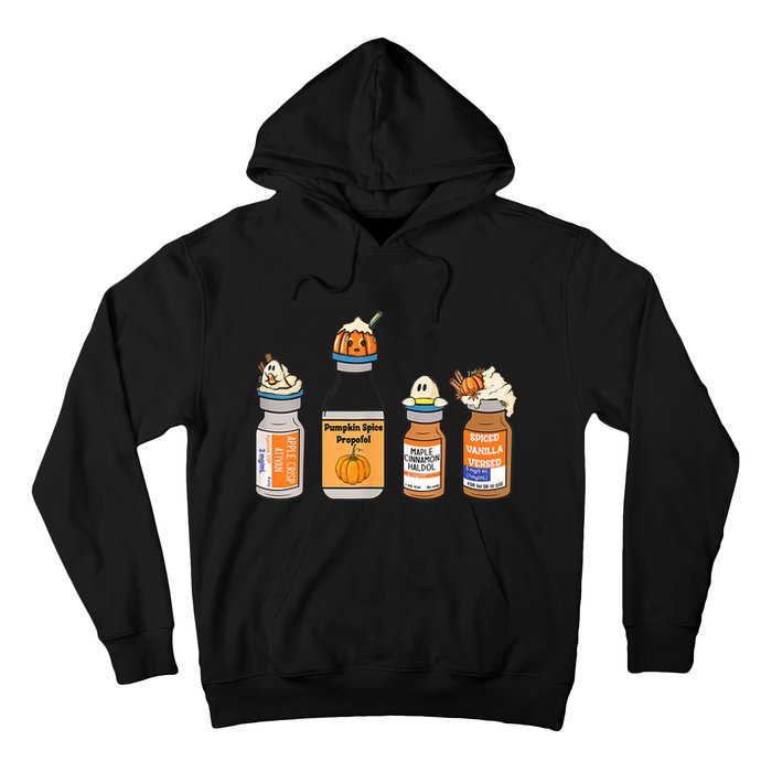 Pumpkin Spice Propofol Ativan Versed Haldol Nurse Halloween Hoodie