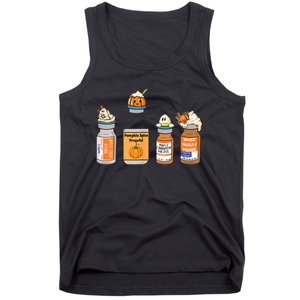 Pumpkin Spice Propofol Ativan Versed Haldol Nurse Halloween Tank Top