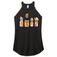 Pumpkin Spice Propofol Ativan Versed Haldol Nurse Halloween Women's Perfect Tri Rocker Tank