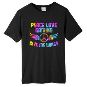 Peace Sign Peace Love Gaming Gamble Computer Game Gift Tall Fusion ChromaSoft Performance T-Shirt