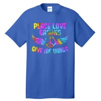 Peace Sign Peace Love Gaming Gamble Computer Game Gift Tall T-Shirt