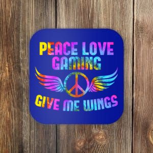 Peace Sign Peace Love Gaming Gamble Computer Game Gift Coaster