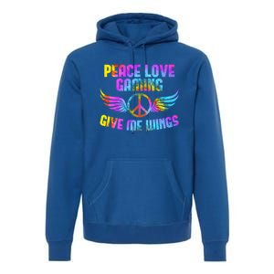 Peace Sign Peace Love Gaming Gamble Computer Game Gift Premium Hoodie