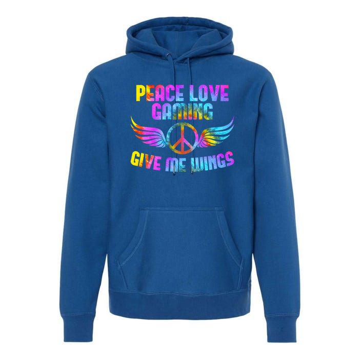 Peace Sign Peace Love Gaming Gamble Computer Game Gift Premium Hoodie