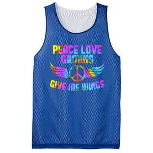 Peace Sign Peace Love Gaming Gamble Computer Game Gift Mesh Reversible Basketball Jersey Tank