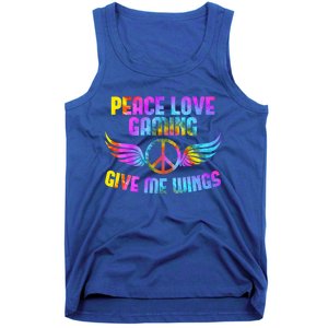 Peace Sign Peace Love Gaming Gamble Computer Game Gift Tank Top