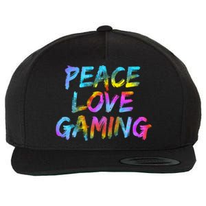 Peace Sign Peace Love Gaming Gaming Computer Game Gift Wool Snapback Cap