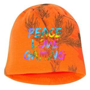 Peace Sign Peace Love Gaming Gaming Computer Game Gift Kati - Camo Knit Beanie