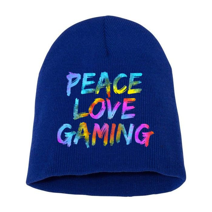 Peace Sign Peace Love Gaming Gaming Computer Game Gift Short Acrylic Beanie