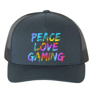 Peace Sign Peace Love Gaming Gaming Computer Game Gift Yupoong Adult 5-Panel Trucker Hat